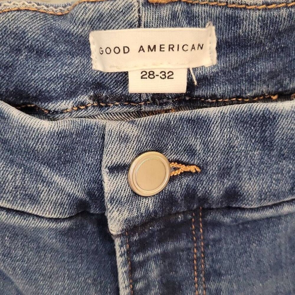 Good American Women's Plus High Rise Skinny Jeans Size 28-32 - Picture 3 of 7